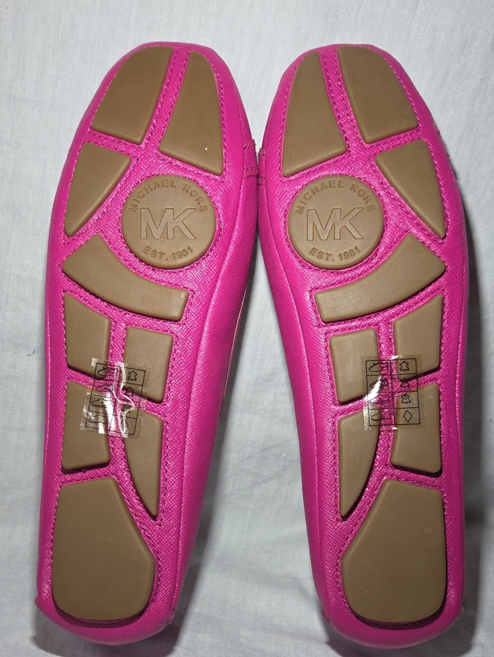 MICHAEL KORS Pink Fuchsia Fulton Ballet Flats 8 1/2 Moccasins Loafers NEW 8.5 - Picture 5 of 8